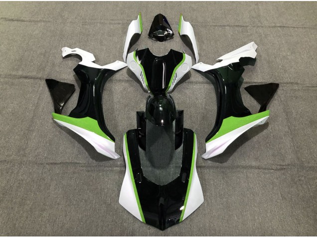 2015-2019 Green Black and White Yamaha R1 Fairings Canada 2015-2019 Green Black and White Yamaha R1 Fairings Canada
