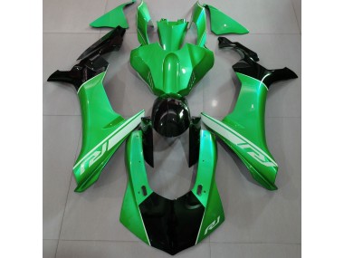 2015-2019 Lizard Green and Black Yamaha R1 Fairings Canada