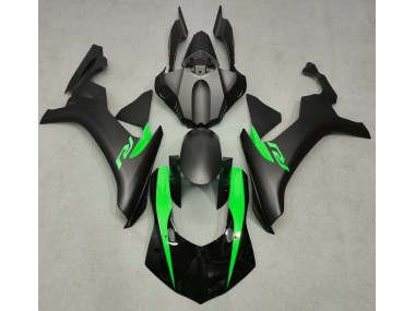 2015-2019 Matte Black & Green Yamaha R1 Fairings Canada