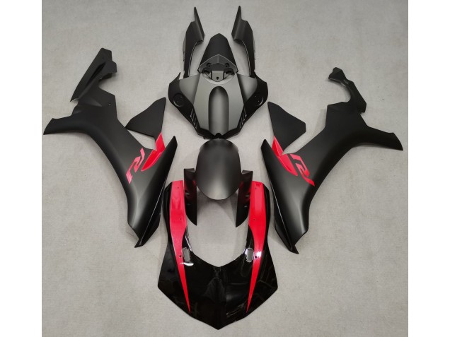 2015-2019 Matte Black & Pearl Red Yamaha R1 Fairings Canada 2015-2019 Matte Black & Pearl Red Yamaha R1 Fairings Canada