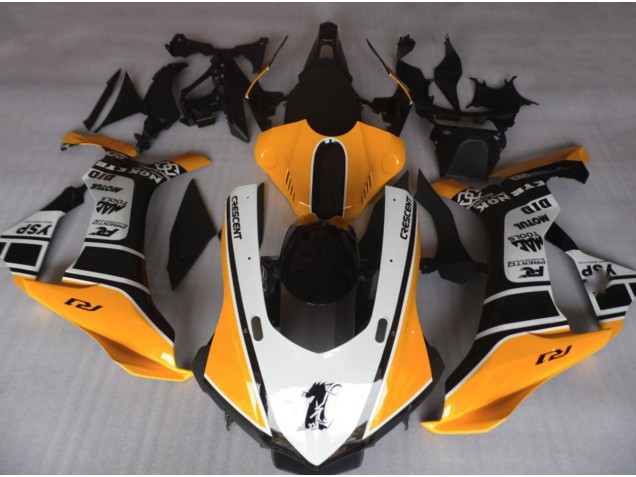 2015-2019 Orange and White Yamaha R1 Fairings Canada 2015-2019 Orange and White Yamaha R1 Fairings Canada