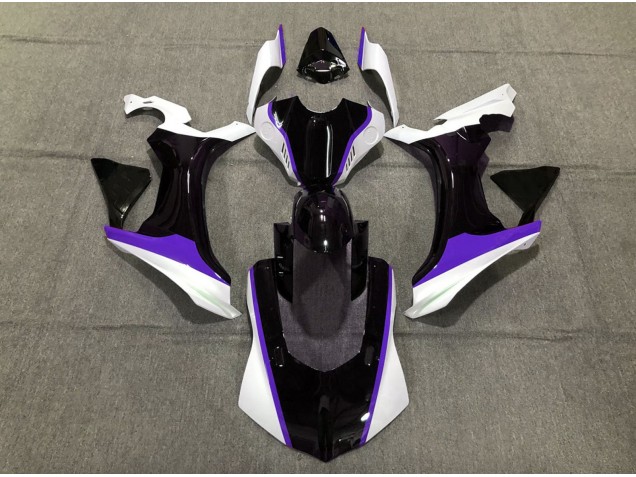 2015-2019 Purple Black and White Yamaha R1 Fairings Canada 2015-2019 Purple Black and White Yamaha R1 Fairings Canada
