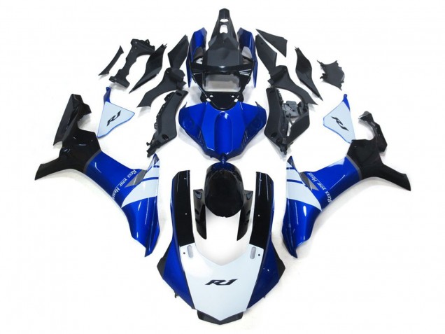 2015-2019 White and Blue Yamaha R1 Fairings Canada 2015-2019 White and Blue Yamaha R1 Fairings Canada