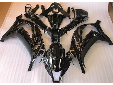 2016-2019 Black and Gold Kawasaki ZX10R Fairings Canada