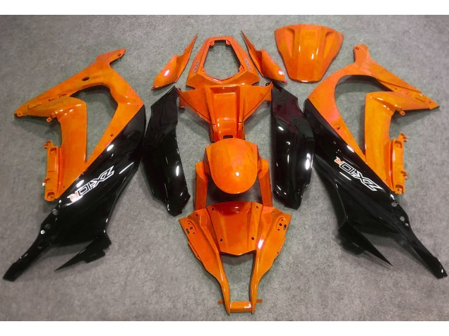 2016-2019 Gloss Orange and Black Kawasaki ZX10R Fairings Canada 2016-2019 Gloss Orange and Black Kawasaki ZX10R Fairings Canada