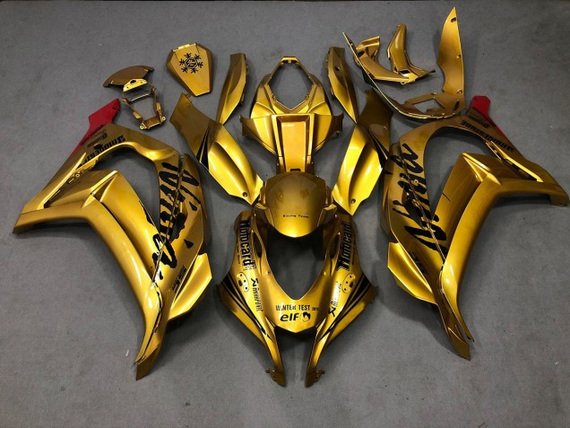 2016-2019 Gold Kawasaki ZX10R Fairings Canada 2016-2019 Gold Kawasaki ZX10R Fairings Canada
