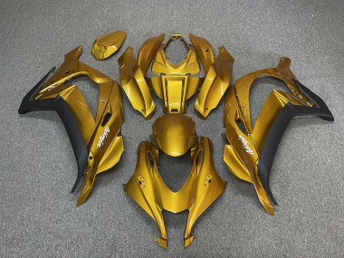 2016-2019 Gold with Ninja White Kawasaki ZX10R Fairings Canada