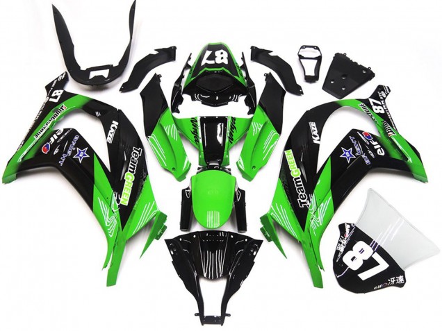 2016-2019 Green and Black Kawasaki ZX10R Fairings Canada 2016-2019 Green and Black Kawasaki ZX10R Fairings Canada