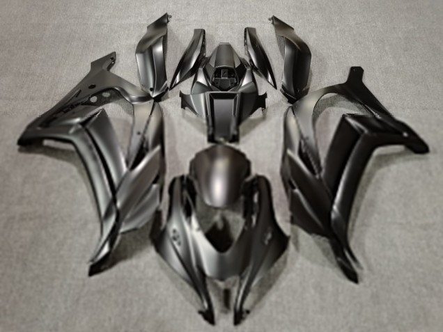 2016-2019 Matte Metal Silver Kawasaki ZX10R Fairings Canada