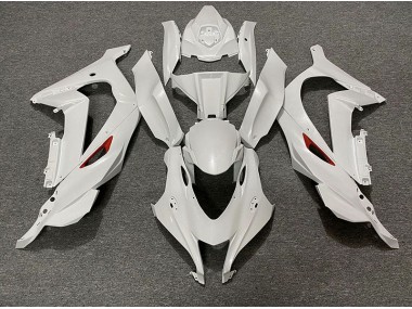 2016-2019 Pearl White Red Trim Kawasaki ZX10R Fairings Canada