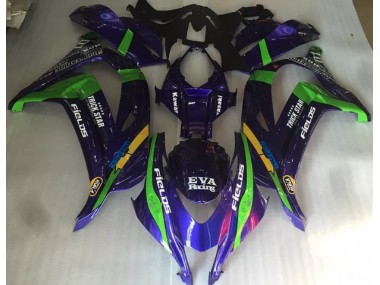 2016-2019 Purple Green and Gloss Kawasaki ZX10R Fairings Canada