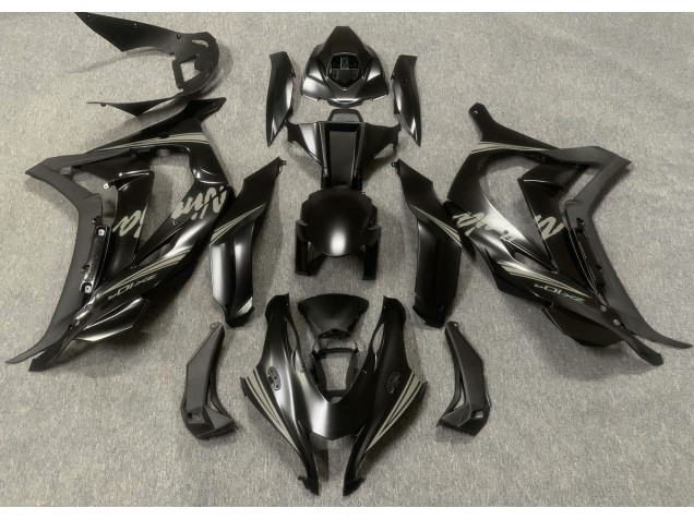 2016-2019 Satin Black & Grey Kawasaki ZX10R Fairings Canada 2016-2019 Satin Black & Grey Kawasaki ZX10R Fairings Canada