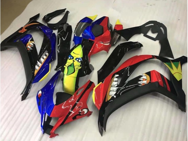 2016-2019 Share Red and Blue Kawasaki ZX10R Fairings Canada
