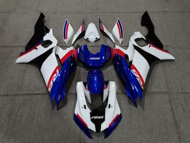 2017-2019 Blue White and Red Yamaha R6 Fairings Canada