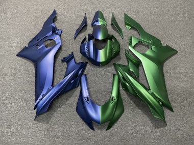 2017-2019 Blue and Green Split Yamaha R6 Fairings Canada