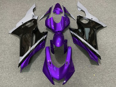 2017-2019 Cement Black and Purple Yamaha R6 Fairings Canada