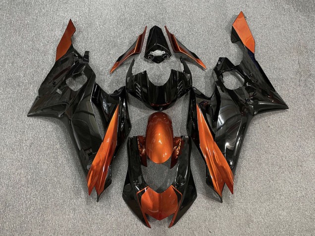 2017-2019 Gloss Black & Burnt Orange Yamaha R6 Fairings Canada