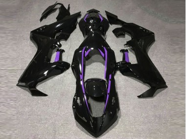 2017-2019 Gloss Black & Purple Lining Honda CBR1000RR Fairings Canada
