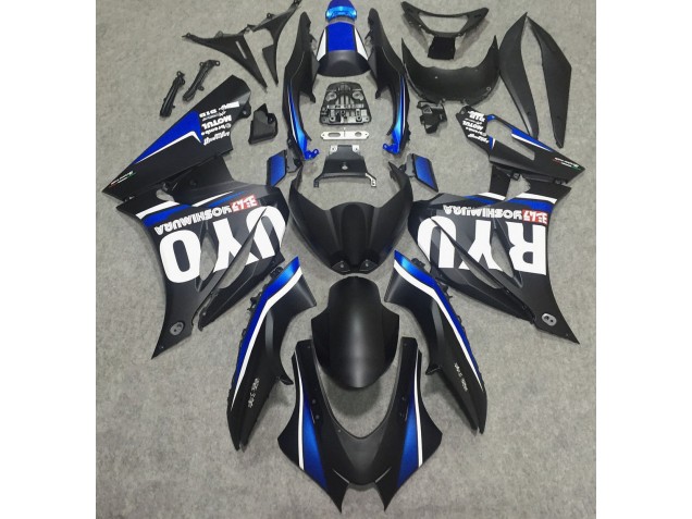 2017-2019 Matte Black & Blue Suzuki GSXR 1000 Fairings Canada