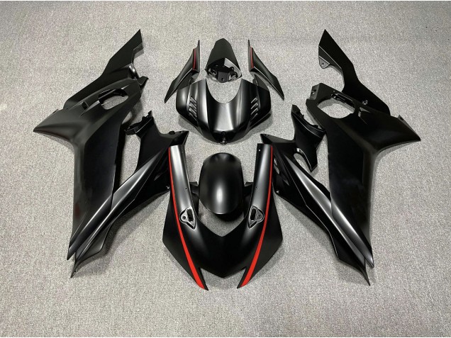 2017-2019 Matte Black & Red Accents Yamaha R6 Fairings Canada 2017-2019 Matte Black & Red Accents Yamaha R6 Fairings Canada