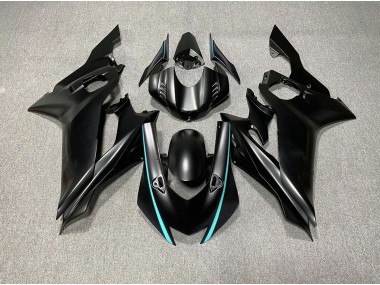 2017-2019 Matte Black & Teal Accents Yamaha R6 Fairings Canada