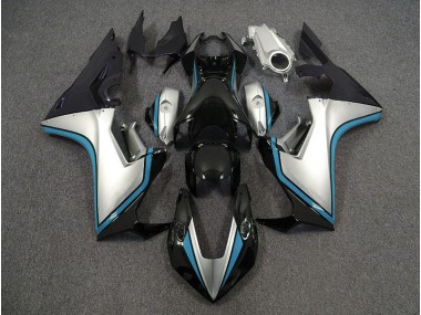 2017-2019 Silver and Black & Light Blue Honda CBR1000RR Fairings Canada