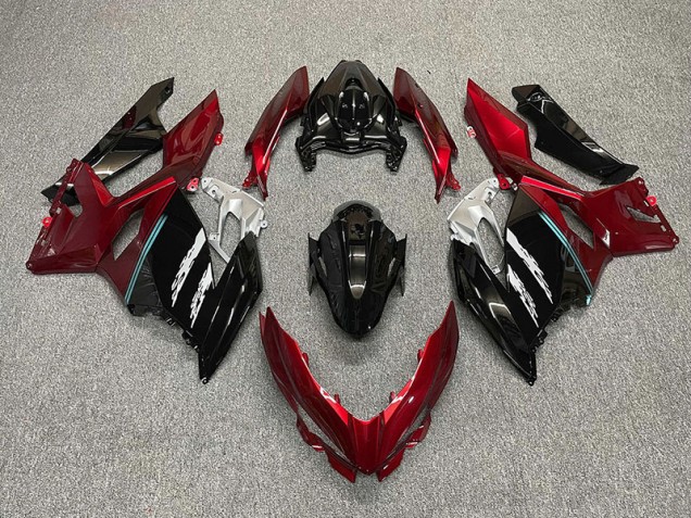 2018-2020 Red and Black Kawasaki Ninja 400 Fairings Canada