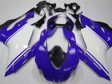 Gloss Blue White and Black Ducati 1199 Fairings Canada