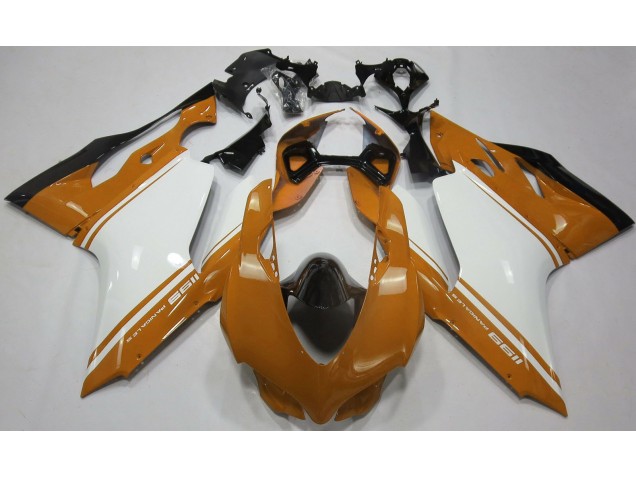 Gloss Orange White and Black Ducati 1199 Fairings Canada Gloss Orange White and Black Ducati 1199 Fairings Canada