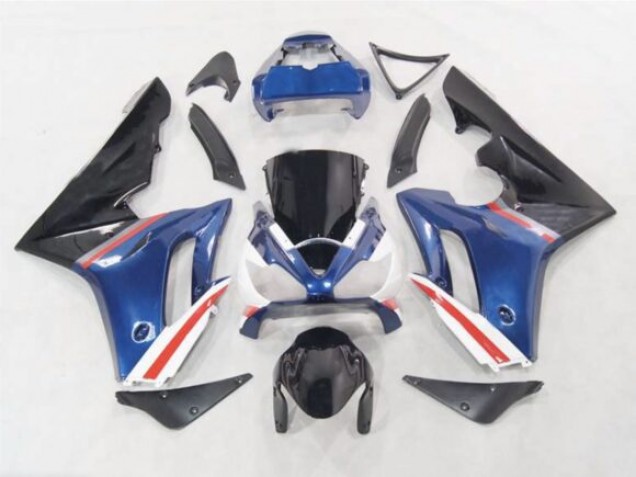 2006-2008 Blue/ Red and White Triumph Daytona 675 Fairings Canada 2006-2008 Blue/ Red and White Triumph Daytona 675 Fairings Canada